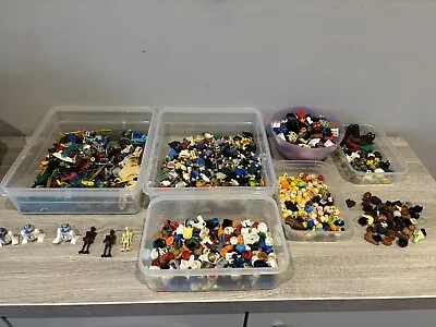 Buy Lego Mini Figures Parts And   Accessory Large Bundle Joblot Star Wars & More • 150£