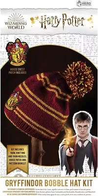 Buy Harry Potter - Knitting Craft Set Bobble Hat - Gryffindor (US IMPORT) • 31.62£