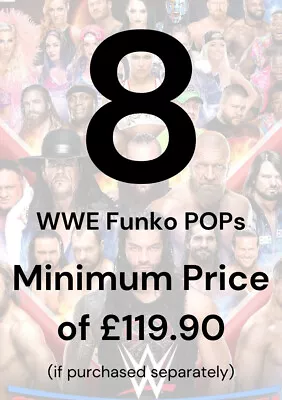 Buy Funko POP Mystery Box Random 8 Genuine WWE Funko POP With Protectors • 69.99£