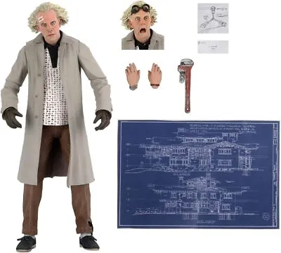 Buy NECA - Back To The Future Doc Brown Ultimate 7In Action Figure • 53.39£