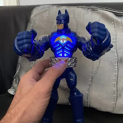 Buy Batman Attack Armour Light Up Talking Figure Mattel 2014 Tested All Working  • 14.99£
