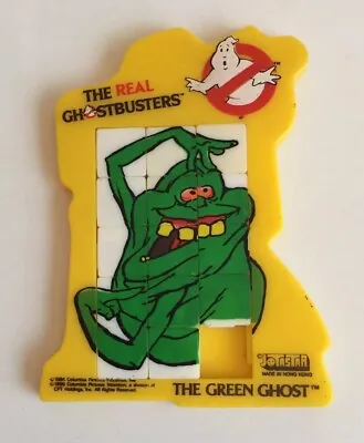 Buy Real Ghostbusters The Green Ghost Slide Puzzle Very Rare 1986 • 29.99£