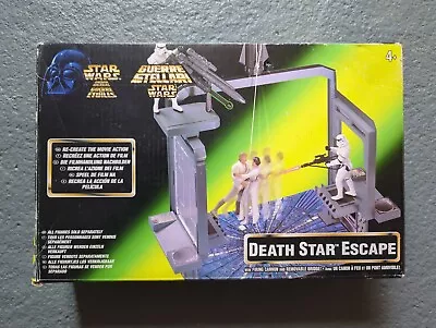 Buy Star Wars Power Of The Force Death Star Escape Firing Canon And Removable Bridge • 19.99£