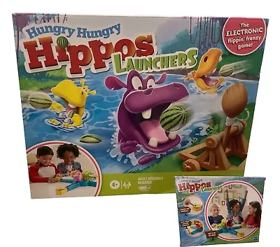Buy Hungry Hungry Hippos Launchers Kids Family Board Game Hasbro New Lit 🔥 (r5 • 9.92£