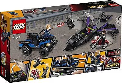 Buy Lego 76047 Marvel MCU Captain America Civil War Black Panther Pursuit • 95£