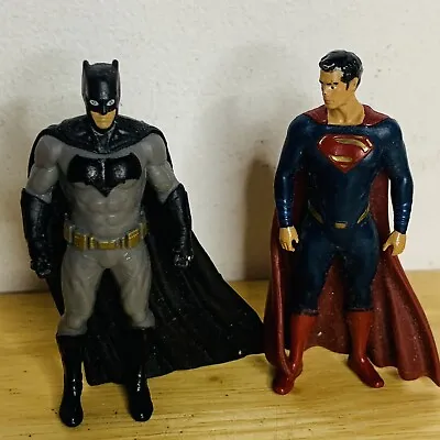 Buy Superman And Batman 3” Inch Toy Figures, DC Justice League, Cake Toppers? • 5.99£