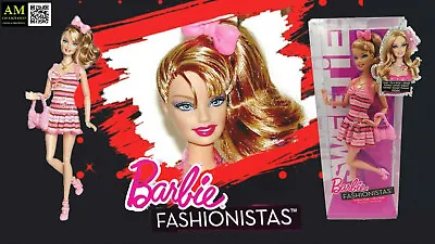 Buy Barbie - Fashionistas - Sweetie - Swappin Styles Tv - Mattel 2010 Dolls - Nrfb • 60.46£