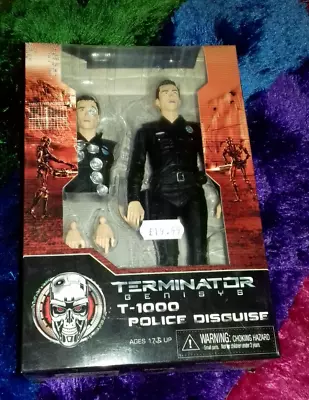 Buy NECA Terminator Genisys T1000 Police Disguise Action Figure 7'' NEW BOXED • 32.50£
