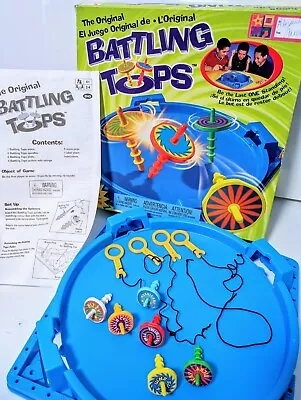 Buy 2003 The Original Battling Tops Game By Mattel Vintage Nearly Complete Classic • 19.25£