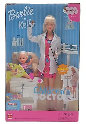 Buy Children's Doctor Barbie & Kelly (Shelly) Doll / 2000, Mattel 29461, NrfB • 102.32£