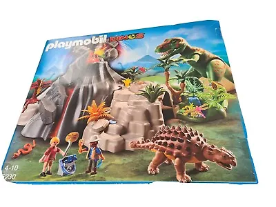 Buy PLAYMOBIL Dinos Volcano With T-Rex Dinosaur Set (5230) Brand New Unopened  • 279£