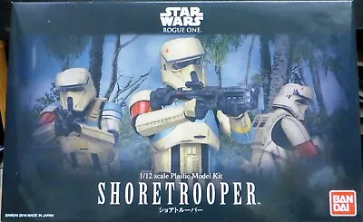 Buy Bandai Imperial Shoretrooper 1/12 Scale Plastic Model Kits Star Wars Figure • 44£