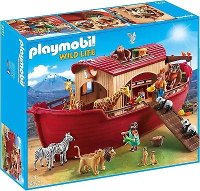 Buy Playmobil 9373 Wild Life Floating Noah's Ark With Functioning Crane • 105.06£