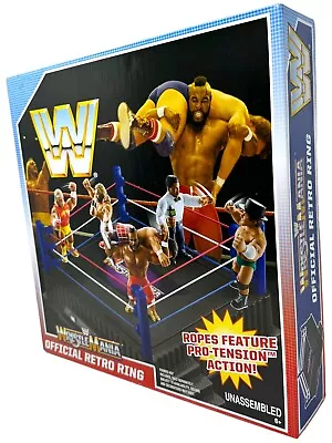Buy WWE WrestleMania Retro Ring Mattel 2024 - No HASBRO Wrestler NEW - INKgrafiX TOYS • 71.93£