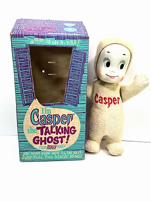 Buy 1961 Mattel Casper The Friendly Ghost Talking Ghost Doll In Original Box • 315.49£