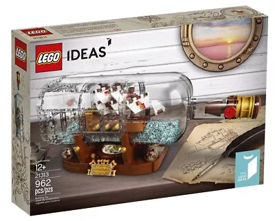 Buy LEGO Ideas 92177 Ship In A Bottle New & Retired 21313 • 104.25£