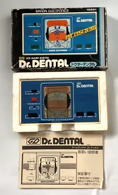 Buy Vintage 1982 RARE GD BANDAI - Dr DENTAL - LCD GAME (Very Good Condition) • 50£