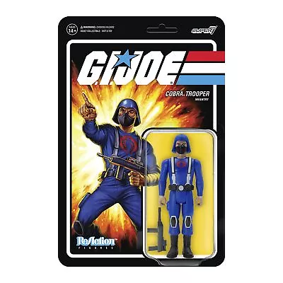 Buy Super7 G.I. Joe Cobra Trooper H-Back (Tan) 3.75 In Reaction Figure • 9.54£
