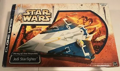 Buy Star Wars Jedi Starfighter Army Of The Republic Ship New Clone Wars Rare Sealed • 69.99£