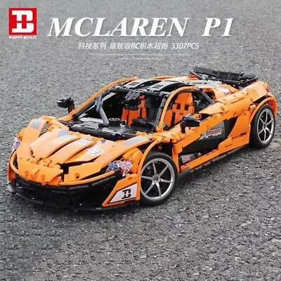 Buy 3307pcs McLaren P1 Building Blocks Set 1/8 Scale • 150£