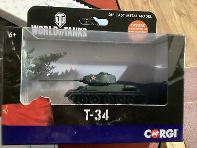 Buy Corgi World Of Tanks WT91208 - T-34 • 10£
