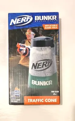 Buy Nerf Bunkr INFLATABLE TRAFFIC CONE Accessory With Battle Cards, Packaging Crease • 7.90£
