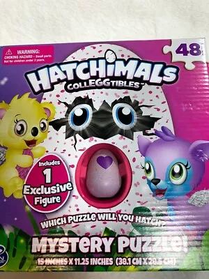 Buy Hatchimals 48 Pcs  Mystery Puzzle W/ One Exclusive CollEGGtible NEW • 3.98£