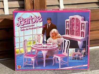 Buy Barbie Dining Room Set Dreamhouse Furnitures Ref 9478 ITLAY European Exclusive  • 334.63£