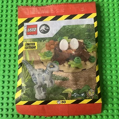 Buy LEGO Jurassic World Raptor And Nest Minifigure Polybag • 4.49£