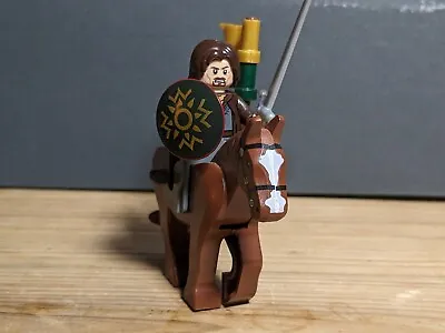 Buy Lego Lord Of The Rings Aragorn On Horseback + Extras Minifigure LOR017 • 18£