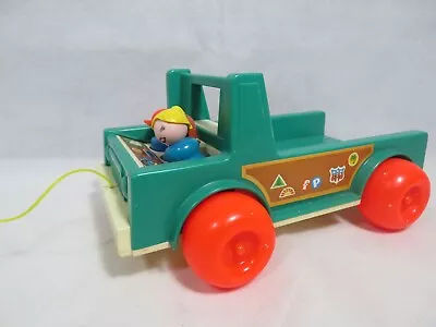 Buy Toy - Vintage Fisher Price Play Family - Truck And People - From 1970's • 10.39£
