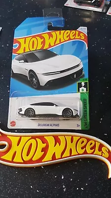 Buy Hot Wheels ~ DeLorean Alpha5, White, Long Card.  Lots More NEW Model's Listed! • 3.69£