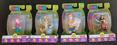 Buy Vintage Fisher Price Pooh Collectible Complete Set 1999 Figures X4 New Unopened. • 21.99£