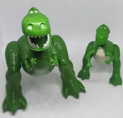 Buy Disney Pixar Rex Toy Story Dinosaur T-Rex Figure - Pixar Mattel 8  And Small Rex • 11.95£