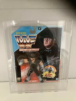 Buy WWF The Undertaker Moc 1992 Series 4 Hasbro Blue Card • 175£