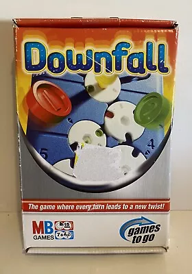 Buy Travel Downfall Board Game MB Games 2005 7+ Games To Go Complete Hasbro • 14.98£