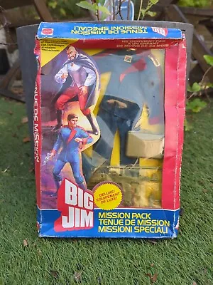 Buy Vintage Big Jim Mission Pack 9394 Headquarters Commander By Mattel 1980s Uniform • 60£