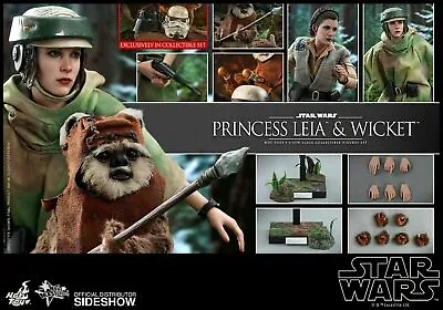 Buy HOT TOYS - Star Wars Episode VI - Princess Leia & Wicket - 2-Pack 1/6 • 599.77£