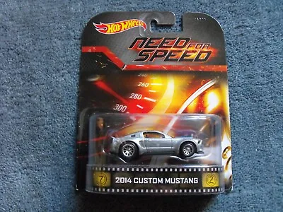 Buy Hot Wheels Retro Entertainment Need For Speed 2014 Custom Mustang • 50£