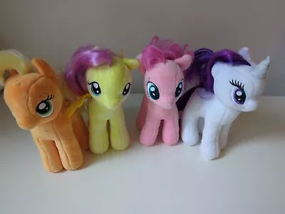 Buy My Little Pony TY Bundle  Aprox 7' Inch  Plush Unicorns Rarity Fluttershy Punk • 15£