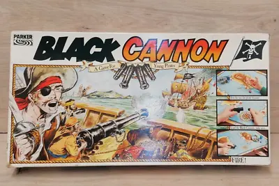 Buy Vintage Black Cannon Board Game By Parker 1987 • 18£