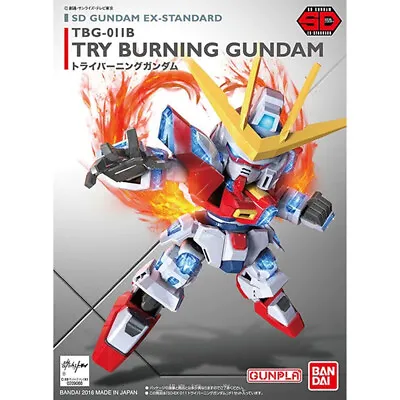 Buy Bandai SD Ex-Standard TBG-011B Try Burning Gundam Gunpla Kit 65625 • 11.95£