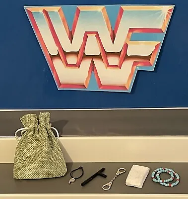 Buy Custom WWF WWE Hasbro Wrestling Figure Accessories Mattel Retro • 14.99£