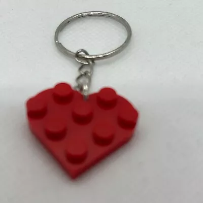 Buy Red Lego  Heart Keyring. Genuine Lego Item.  • 5£