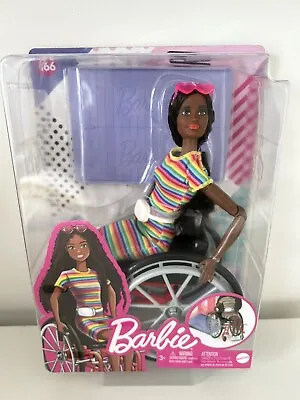 Buy Barbie Fashionista Doll No. 166 Wheelchair  Brand New • 13.99£