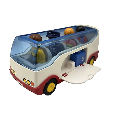 Buy Playmobil Bus 2011 With 4 People Dated 1990 Imaginary Play • 12£