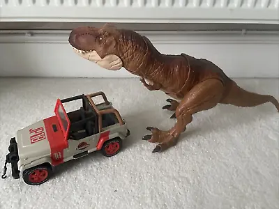 Buy Jurassic World Tyrannosaurus Rex T Rex Chomping Action  Dinosaur Figure 16  Toy • 15£