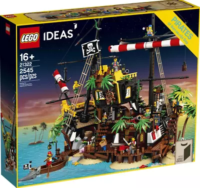 Buy Lego 21322 Pirates Of Barracuda Bay - Misb New Sealed Retired - New Retired • 367.96£
