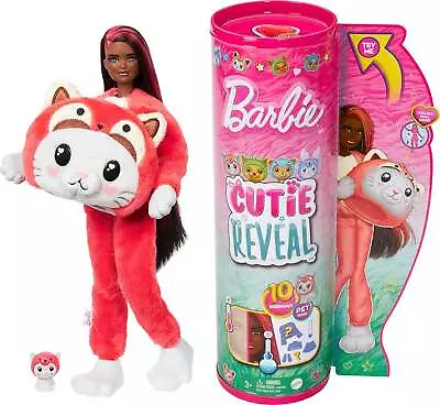 Buy Barbie Cutie Reveal Doll & Accessories With Animal Plush Costume • 39.99£