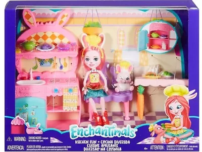 Buy ENCHANTIMALS Kitchen Fun With Bree Bunny Doll FRH44 • 57.77£